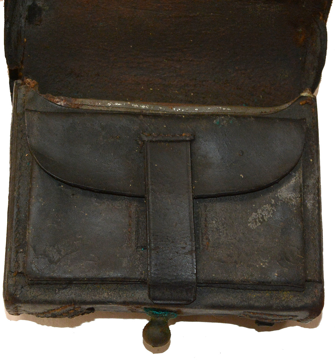 MAKER MARKED US MODEL 1841 RIFLEMAN’S CARTRIDGE BOX — Horse Soldier