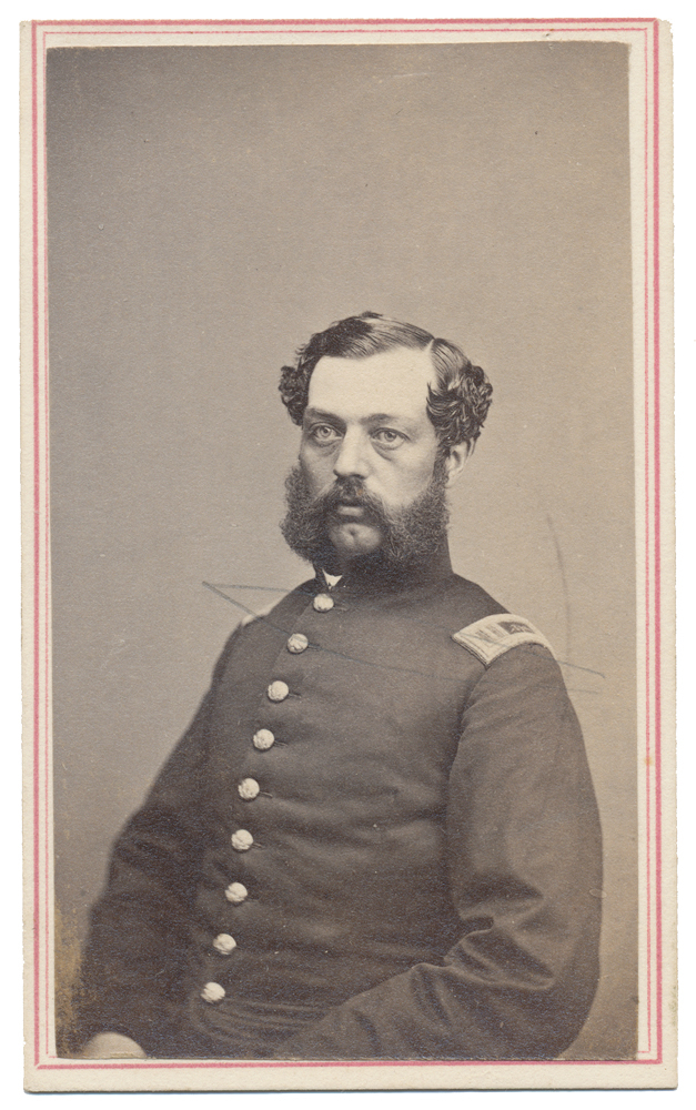 CDV CAPTAIN WILLIAM B. COAN, CO. "E", 48TH NEW YORK INFANTRY — Horse ...