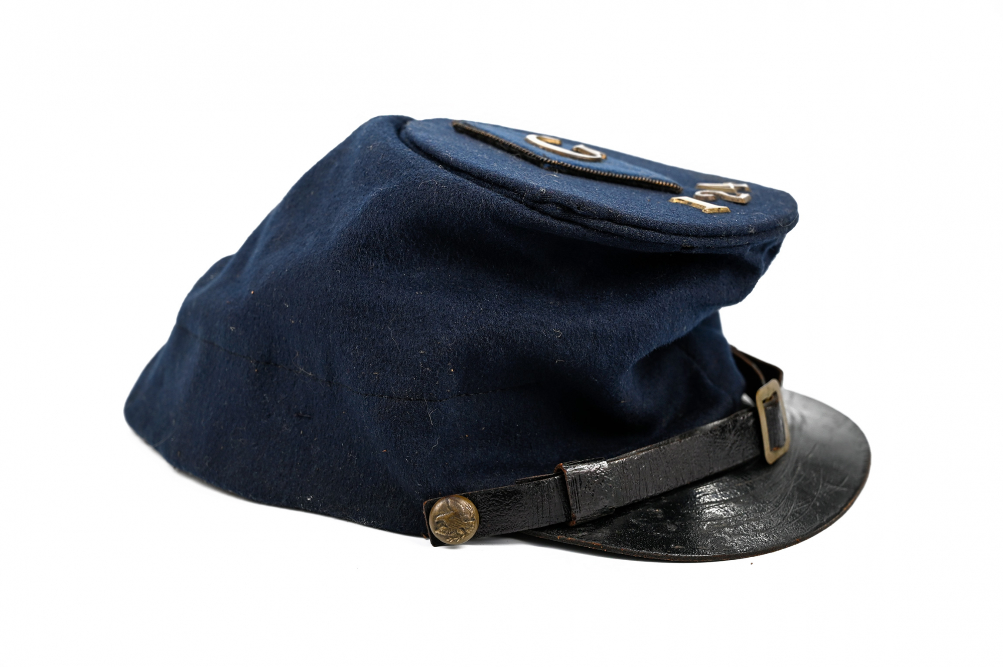 CIVIL WAR CONTRACT FORAGE CAP BY L.J.&I. PHILLIPS WITH INSIGNIA FOR THE ...