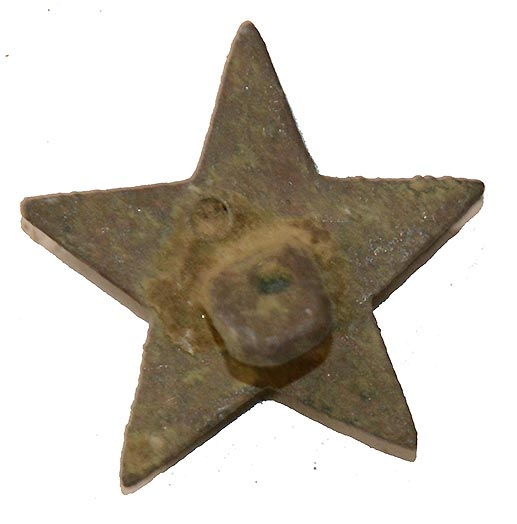 RELIC BRASS STAR-SHAPED CAPE PIN EXCAVATED NEAR FREDERICKSBURG — Horse ...