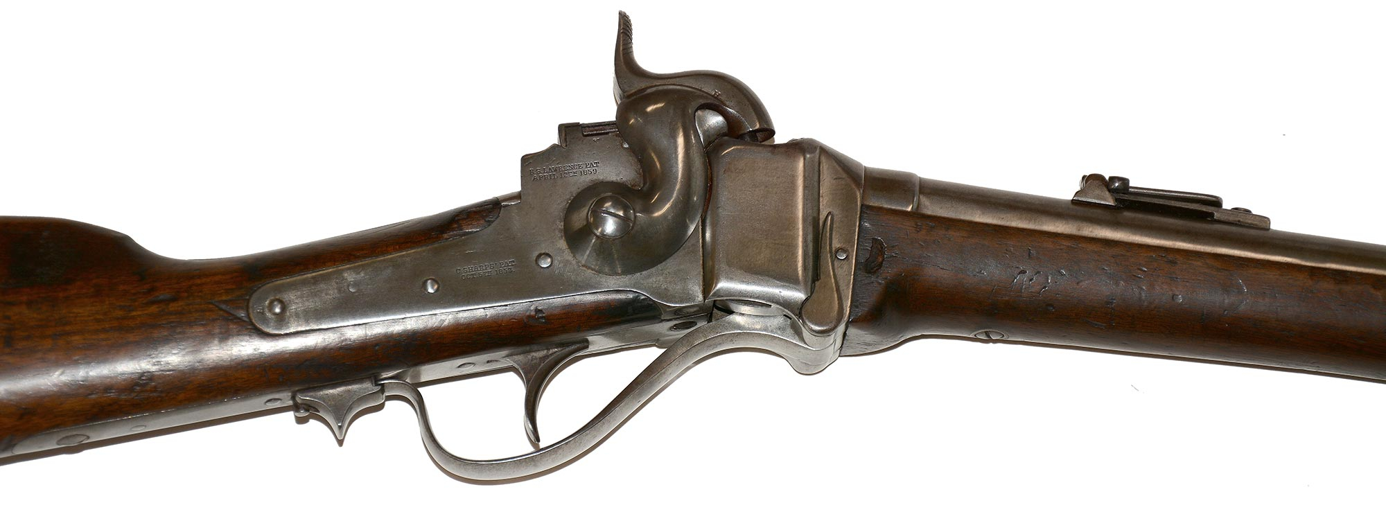 NEW MODEL 1863 SHARPS CARBINE IDENTIFIED TO TROOPER IN 17TH ILLINOIS ...