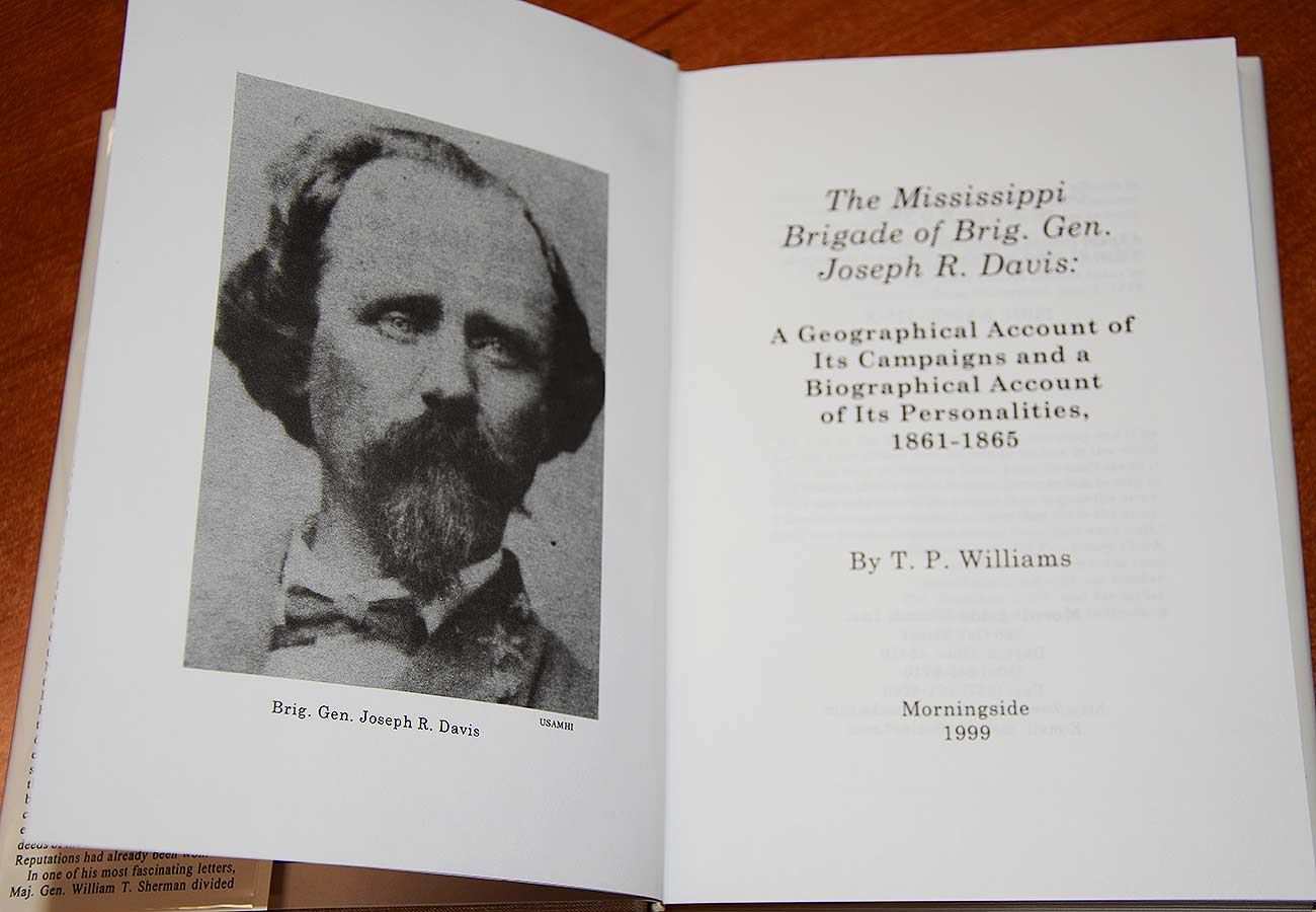 LIKE NEW COPY OF “THE MISSISSIPPI BRIGADE OF BRIG. GEN. JOSEPH R. DAVIS ...