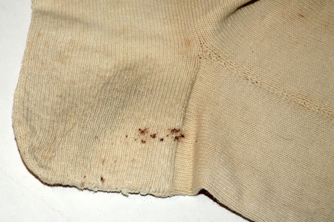 NAMED PAIR OF CIVIL WAR ERA COTTON SOCKS — Horse Soldier