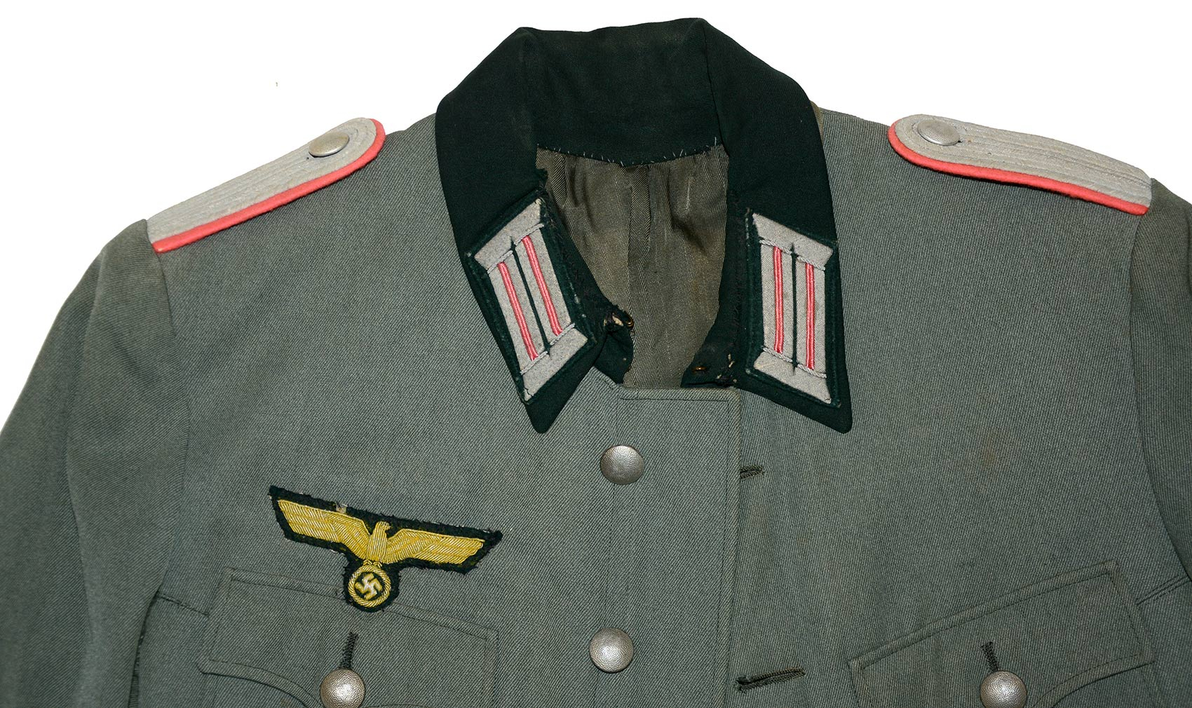 WW2 GERMAN MODEL 1936 SERVICE TUNIC FOR PANZER LIEUTENANT — Horse Soldier