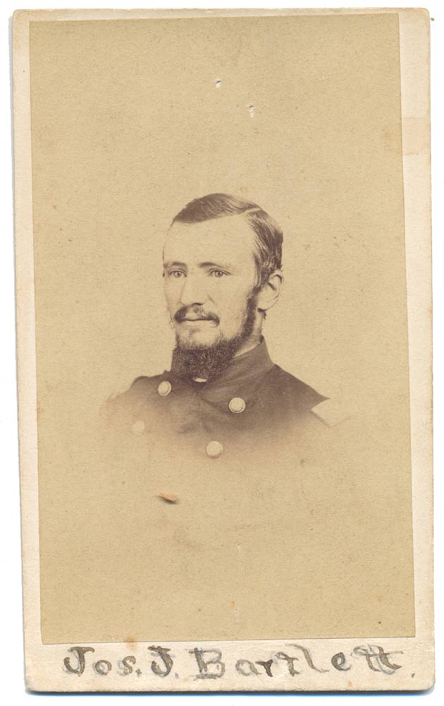 CARTE DE VISITE OF COLONEL JOSEPH JACKSON BARTLETT, 27TH NEW YORK ...