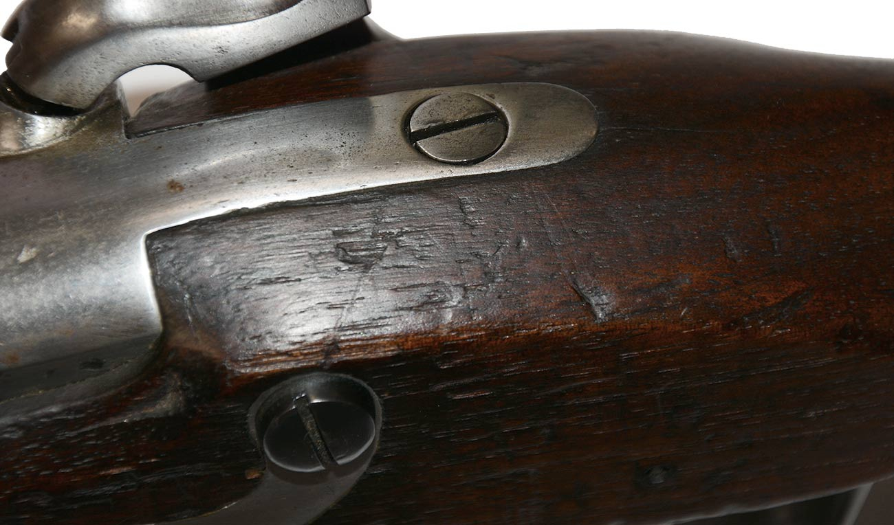 VERY NICE M1816 SPRINGFIELD MUSKET WITH H&P CONVERSION, DATED 1828 ...