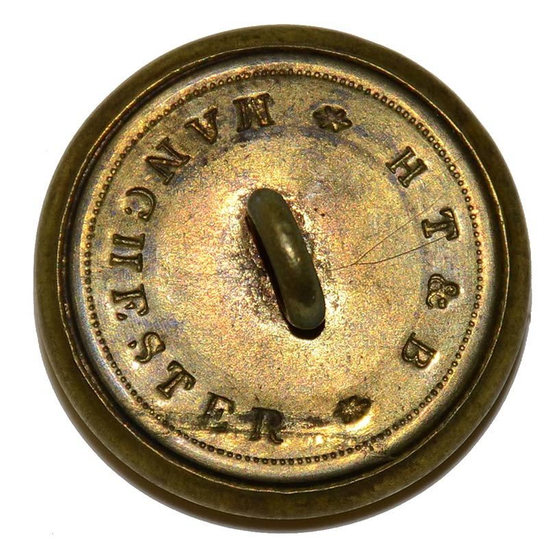 CONFEDERATE RIFLEMAN’S BUTTON — Horse Soldier