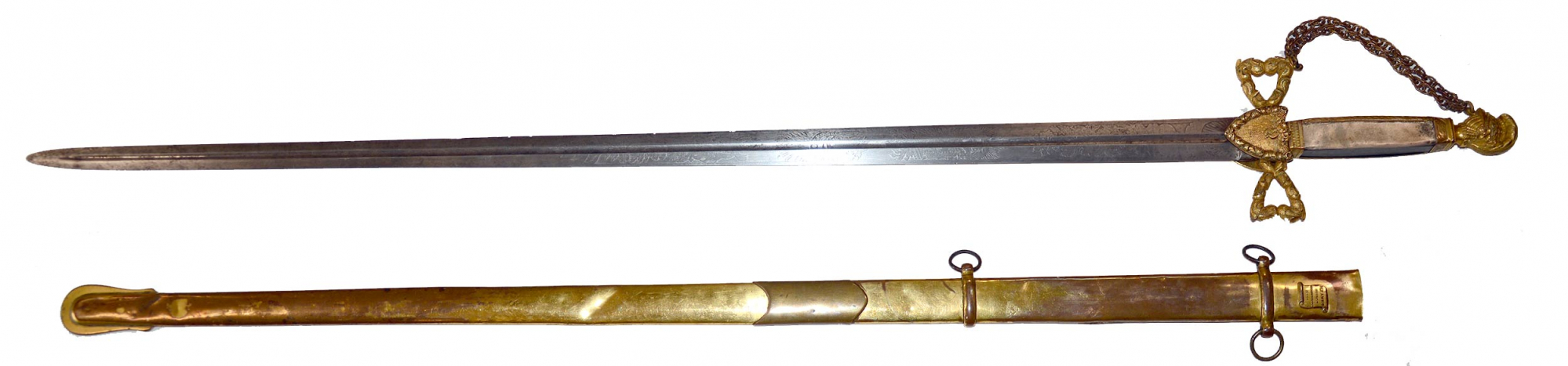 1839 Ames Presentation Militia Officer’s Sword Of Capt. John C. Helme 