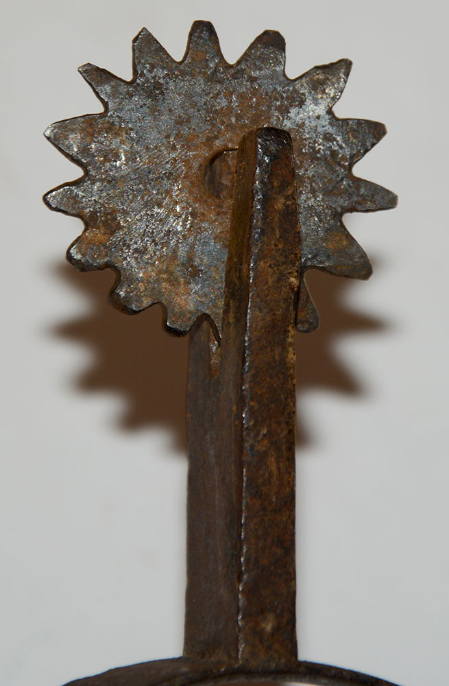 RELIC CONFEDERATE RICHMOND PATTERN RAKING SPUR — Horse Soldier