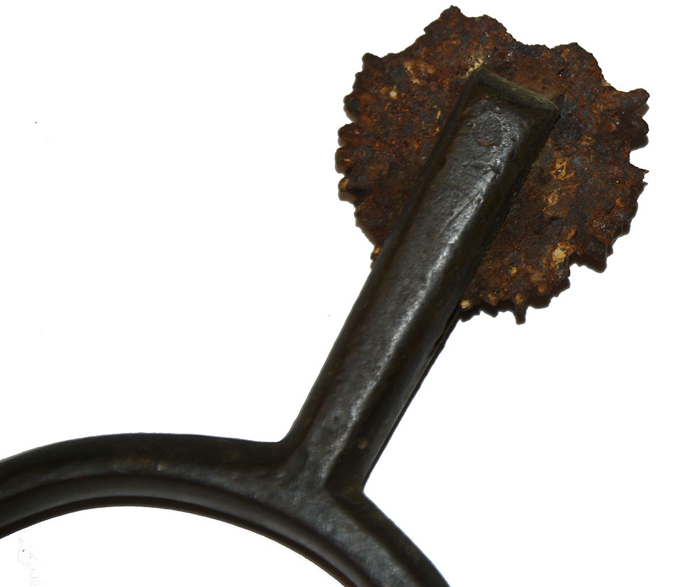 RELIC CONFEDERATE RAKING SPUR — Horse Soldier