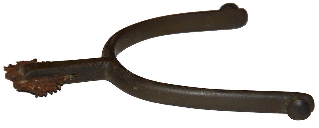 RELIC CONFEDERATE RAKING SPUR — Horse Soldier