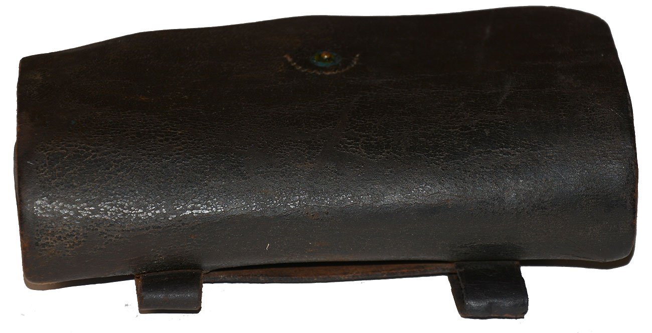 CAVALRY CARBINE CARTRIDGE BOX WITH BURNSIDE CARTRIDGE — Horse Soldier