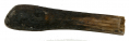 BURNT WOOD HANDLE FROM FORT PEMBINA