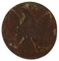 US GENERAL SERVICE EAGLE COAT BUTTON RECOVERED AT 3RD CORPS HOSPITAL SITE, GETTYSBURG – KEN BREAM COLLECTION
