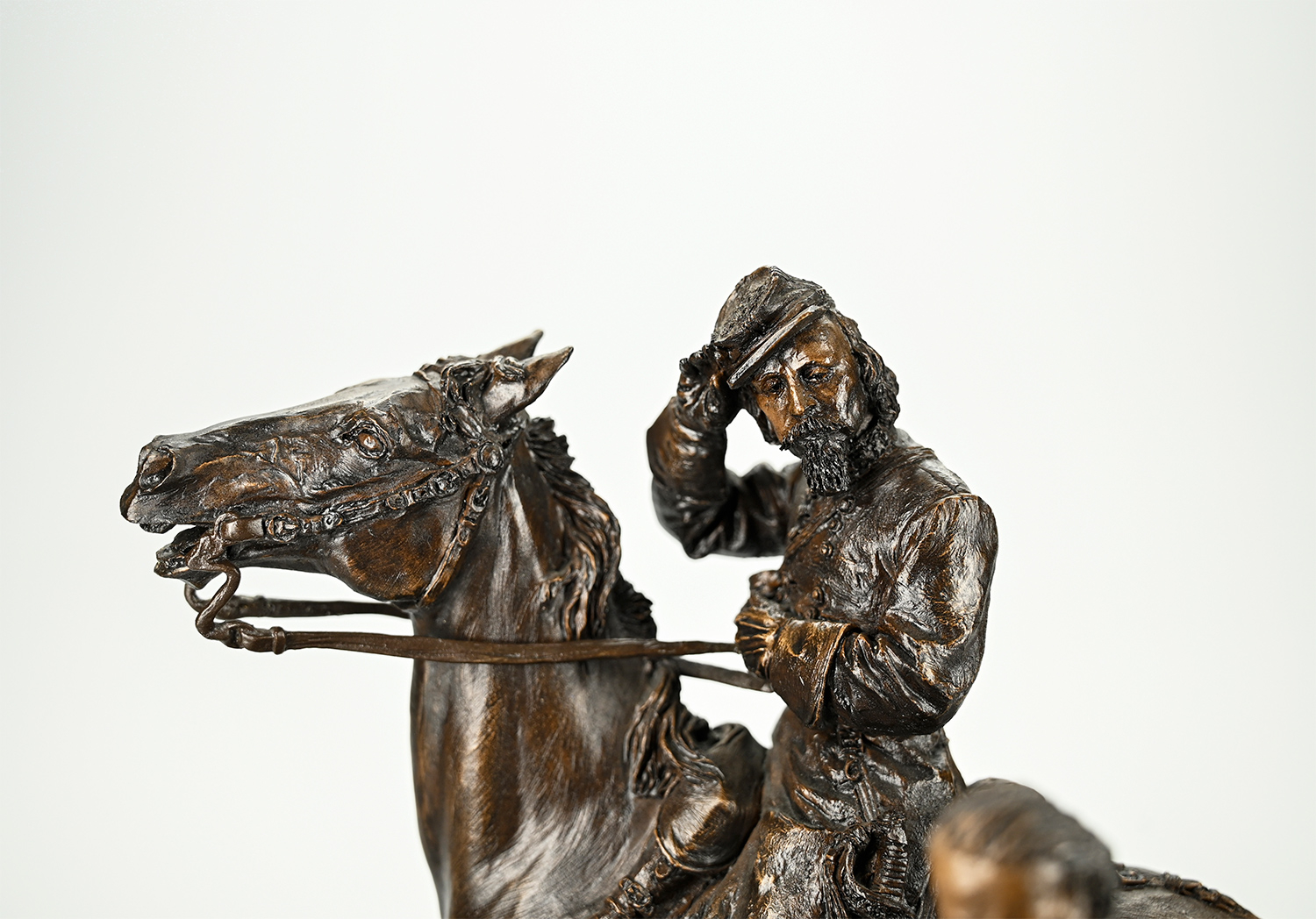 TUNISON SCULPTURE OF LONGSTREET AND PICKETT — Horse Soldier