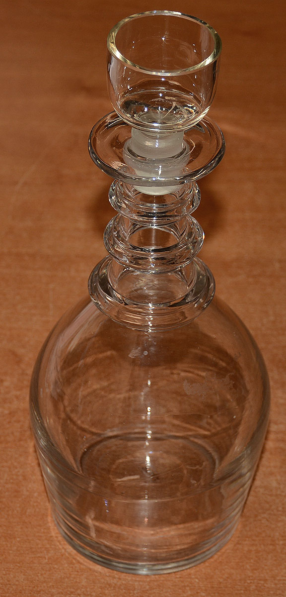 C1830 – 1845 DECANTER WITH TASTING STOPPER