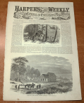 HARPER’S WEEKLY, NEW YORK, FEBRUARY 25, 1865 - 5th CORPS/REBEL PRISONS