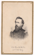 CDV ETCHING OF COL. GEORGE D. WELLS, 34TH MASS. INFANTRY