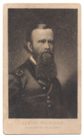 LITHOGRAPHED CDV OF THE COMMANDER OF THE USS MONITOR – JOHN WORDEN