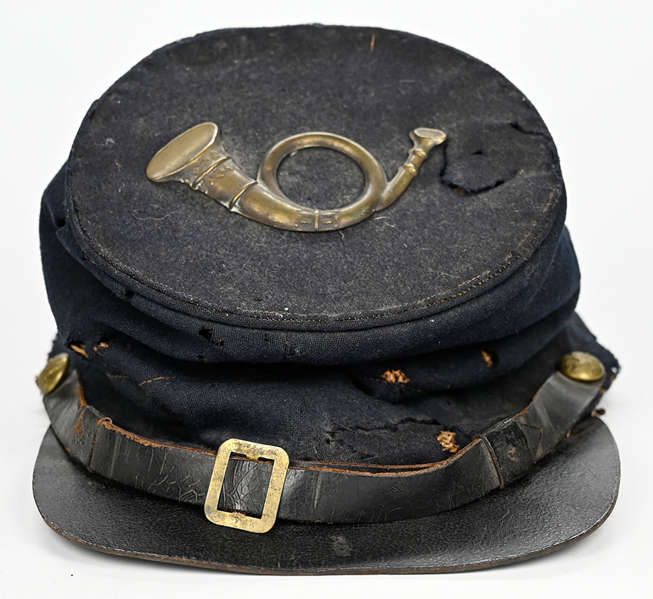 CIVIL WAR ISSUE L.J. & I. PHILLIPS CONTRACT FORAGE CAP WITH INFANTRY INSIGNIA