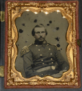 NINTH PLATE TINTYPE OF MARINE CORPS OFFICER