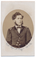 NICE CLEAN CDV OF ALFRED F. PUFFER OF GENERAL BEN BUTLER’S STAFF