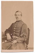 SEATED VIEW OF LIEUTENANT HASWELL C. CLARK OF GENERAL BENJAMIN BUTLER’S STAFF