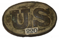 U.S. M1839 WAIST BELT PLATE MARKED “W.H. SMITH BROOKLYN” – PICTURED IN O’DONNELL’S “GETTYSBURG BATTLEFIELD RELICS & SOUVENIRS” BOOK