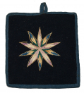 CIVIL WAR US NAVY SAILOR’S EMBROIDERED PINCUSHION OF AMHERST SPOFFORD: SERVICE IN THE 3rd MAINE INFANTRY AND US NAVY
