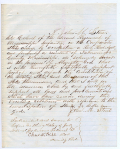 1865 OATH OF ALLEGIANCE WITH COVER LETTER OF COL. J.M. STONE, 2nd MISSISSIPPI, WIA GETTYSBURG, LATER STATE GOVERNOR 