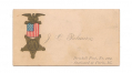 GAR BUSINESS CARD OF JOHN C. PALMER, 5TH KANSAS CAVALRY