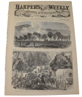 HARPER’S WEEKLY, NEW YORK, OCTOBER 31, 1863 - CHICKAMAUGA/ 1863 SIOUX WAR/ SIEGE OF CHARLESTON