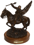 STONEWALL JACKSON AT CEDAR MOUNTAIN - BRONZE SCULPTURE BY RON TUNISON