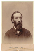 CABINET CARD – AMOS L. COREY, 2ND NEW HAMPSHIRE INFANTRY