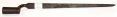 1794 CONTRACT SOCKET BAYONET BY WILLIAM ROSE OF PHILADELPHIA