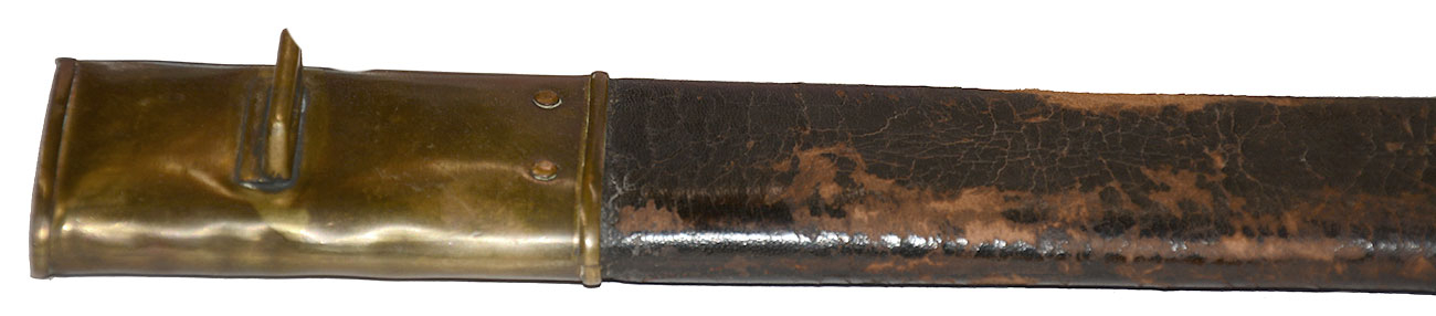 U.S. MODEL 1855 RIFLE SWORD BAYONET AND SCABBARD 1857 TO MID-1860 ...