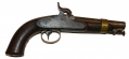 U.S. MODEL 1842 BOX LOCK NAVAL PISTOL BY AMES, DATED 1845