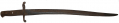 EXCAVATED CIVIL WAR BRITISH IMPORT SWORD BAYONET FOR THE ENFIELD SHORT RIFLE