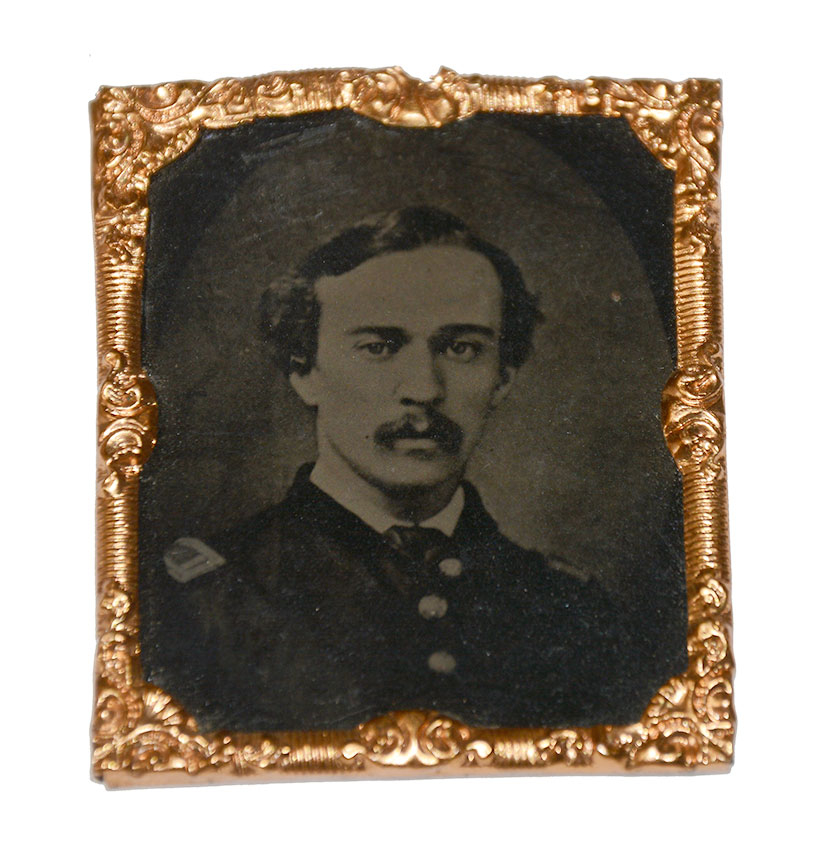 1/16TH PLATE TINTYPE LT. JOHN GREBLE, KIA BIG BETHEL