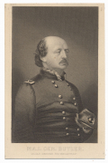 CDV ETCHING OF GEN. BEN BUTLER