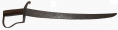 PUBLISHED CONFEDERATE BOWIE MADE FROM ALTERED SOUTH CAROLINA MARKED STARR 1812/13 CAVALRY SABER