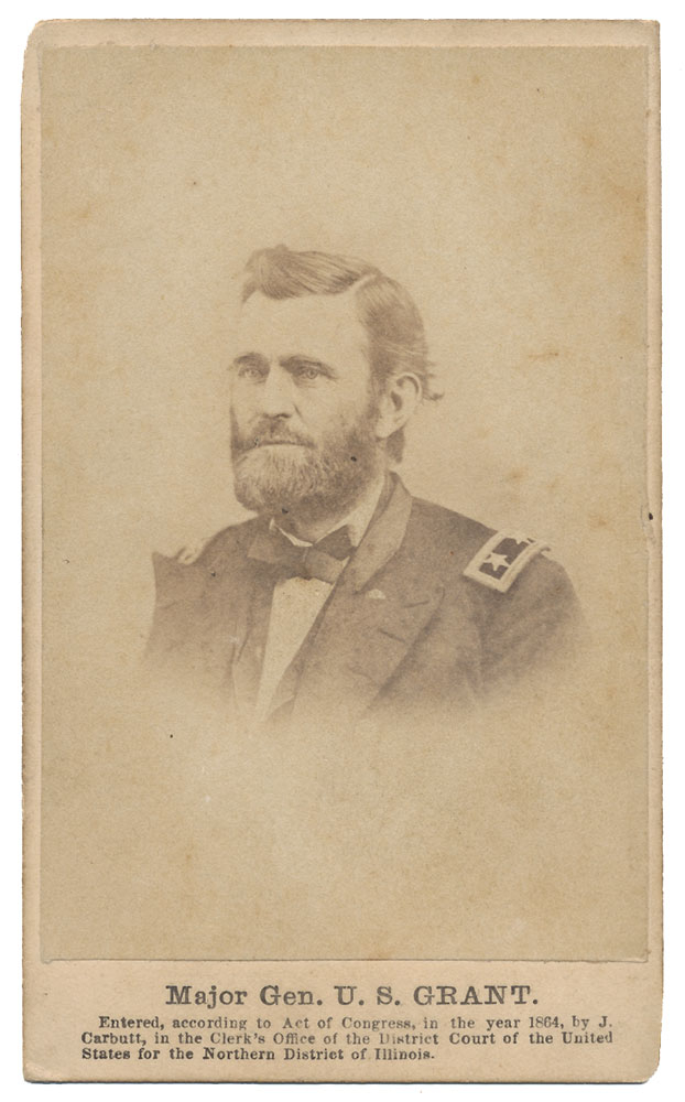 U.S. GRANT CDV WITH BOGUS COPYRIGHT: SHENANIGANS IN THE PHOTOGRAPHIC TRADE