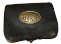 REGULATION 1861 CARTRIDGE BOX WITH PLATE AND TINS