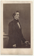 CDV OF CONFEDERATE PRESIDENT JEFFERSON DAVIS