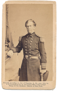 CDV OF REAR ADMIRAL CHARLES WILKES OF TRENT AFFAIR FAME