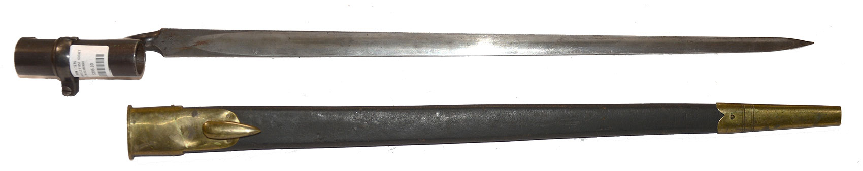 ENFIELD SOCKET BAYONET WITH SCABBARD