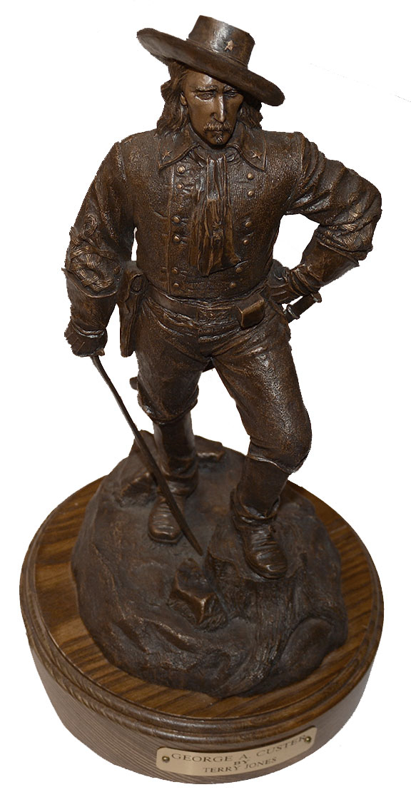 GEORGE ARMSTRONG CUSTER STATUE BY TERRY JONES