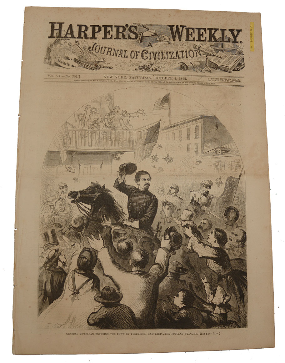 HARPER’S WEEKLY DATED OCTOBER 4, 1862 - ANTIETAM