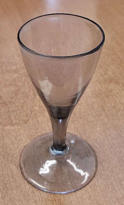 CIRCA 1770-90 WINE GLASS