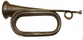 CIVIL WAR ERA BRASS TRUMPET FOR MOUNTED TROOPS 